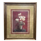 Framed Floral Still Life Print 34x40"