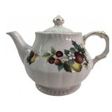 Ellgreave Woods England Fruit Pattern Teapot
