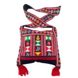 Embroidered Boho Crossbody Purse with Tassels