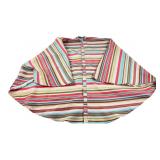 60" Striped Round Patio Umbrella Tablecloth