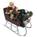 Decorative Santa in Sleigh Centerpiece