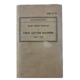 1943 War Dept FM 21-11 First Aid Field Manual