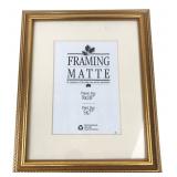 Gold Tone 8x10 Picture Frame with Matte