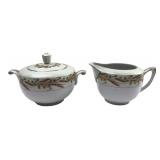 Narumi China Kingsley Harvest Sugar & Creamer Set