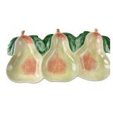Fitz and Floyd Sommer Hill Pear Dish