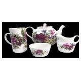 St George Fine Bone China Floral Tea Set