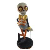 Whimsical Skeleton Halloween Figurine 15 in H