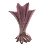 Mid-Century USA Pottery Pink & Gold Vase