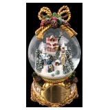 Danbury Mint Winter Village Snow Globe