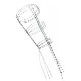 Galvanized Wire Tomato Cage Plant Support