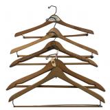 Sheraton & Dutch Smith Wooden Hangers Lot of 4