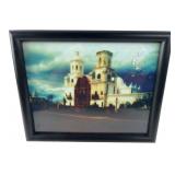 Framed Mission San Xavier del Bac Print