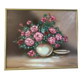 Artmaster Studios Signed Andrew Floral Painting