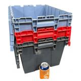 LEWISystems Stackable Storage Totes Set of 3