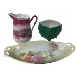 R.S. Tillowitz Porcelain Pitcher Dish & Bowl Lot