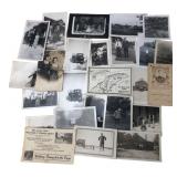 Vintage Ephemera Lot - Photos, Postcards,...
