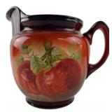 Ceramic Apple Motif Pitcher