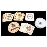 Mixed Lot European Beer Coasters & Xcell Plates