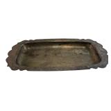 Wm Rogers Mfg Co Silverplate Scalloped Tray