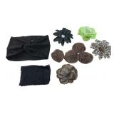 Assorted Fabric Hair Accessories Lot