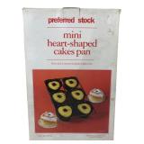 NIB Preferred Stock Mini Heart-Shaped Cakes Pan