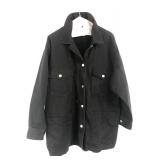 Vittadini Sport Black Denim Jacket Ladies Small
