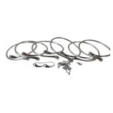 Sterling Silver Teardrop Jewelry Lot 125.2g