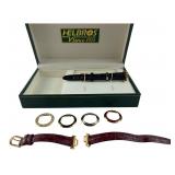 Helbros Watch Box with Straps & Bezels