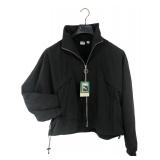 Puma Black Relaxed Fit Zip-Up Jacket Size M