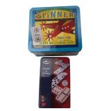 Puremco Spinner & Pavilion Domino Sets in Tins