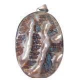 Large Oval Abalone Shell Pendant
