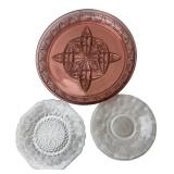Assorted Pressed Glass Plates