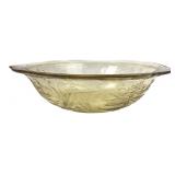 VTG Federal Glass Madrid Amber Serving Bowl