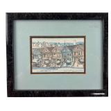 Eileen David Steiner St. SF Lithograph 7x9