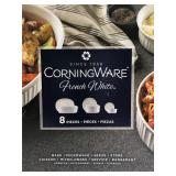 CorningWare French White 8-Piece Bakeware Set