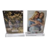Portfolio 5x7 Clear Acrylic Picture Frames Pr.