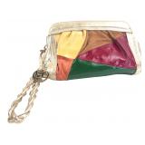 Rare Elliott Lucca Calypso Leather Clutch