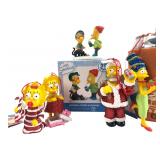 Dept 56 The Simpsons Holiday Ornaments Lot of 5