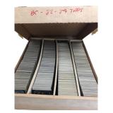 Box Lot of 1980s Baseball Cards