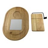 Prodyne Wood Cheese Board & Wire Slicer Set