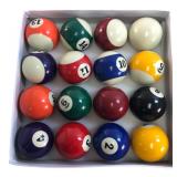 Set of 16 Billiard Balls