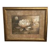 Vivian Flasch Framed Floral Artwork