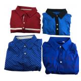 Four Men's Polo Shirts Size Large