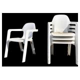 Hartman Patio Club Resin Patio Chairs Set of 4