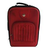 Travelers Club Red Rolling Suitcase