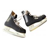 Bauer Shadow Black Ice Skates Size 11