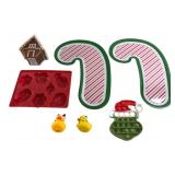 Assorted Christmas Decor and Toys Lot