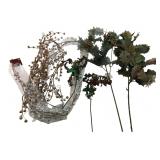 Assorted Artificial Christmas Floral Picks
