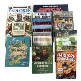 Lot of 14 Youth History & Survival Books
