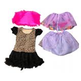 Girls Leopard Costume Dress & Tutu Skirts Lot